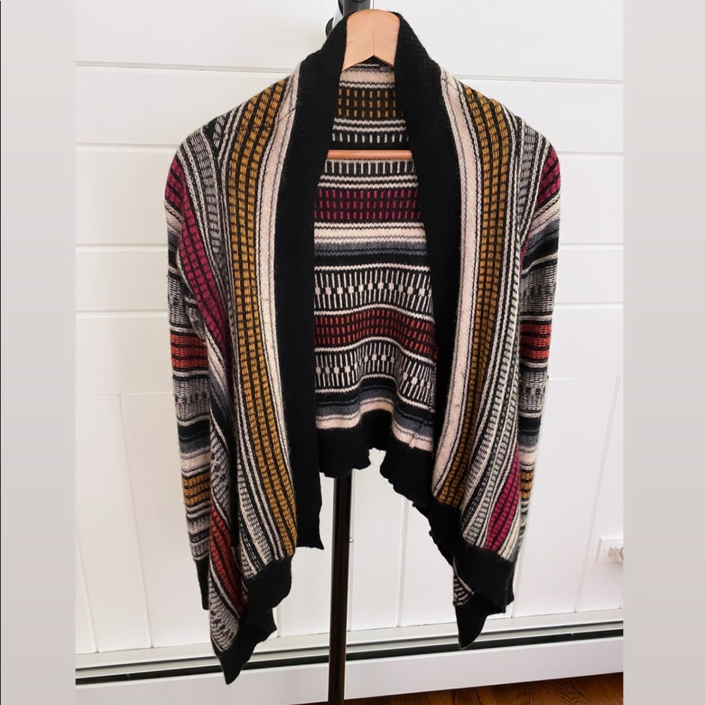 BCBG drape front cardigan